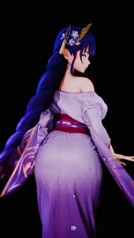 Raiden shogun :) credit 呆呆酱 #mmd #raiden #animegirl #GenshinImpact #animation 