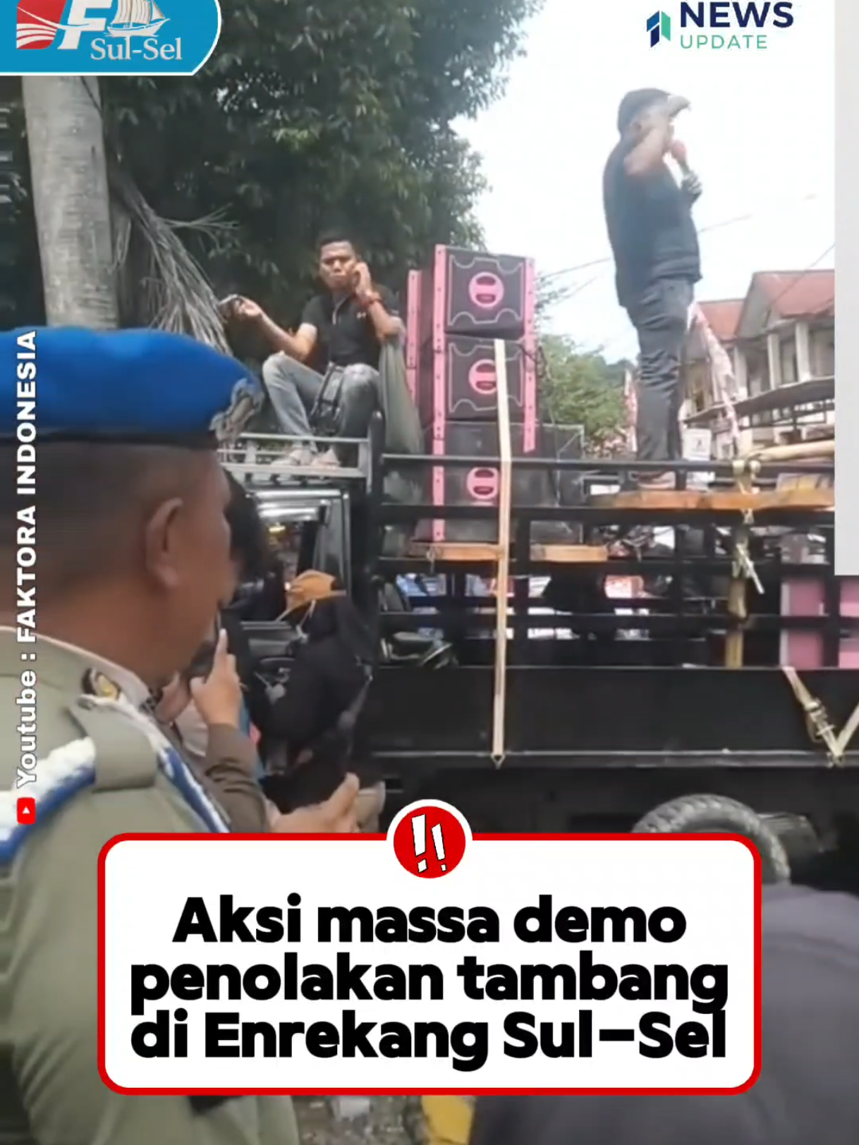Ratusan warga yang tergabung dalam Masyarakat Lingkar Tambang dari Desa Leoran, Ossso, dan Ba'ka menggelar aksi demonstrasi di depan Kantor DPRD Enrekang Senin, 1 Desember 2025. Mereka menolak rencana pembukaan tambang yang dianggap mengancam ruang hidup, sumber air, dan keberlanjutan lingkungan di wilayah mereka.
