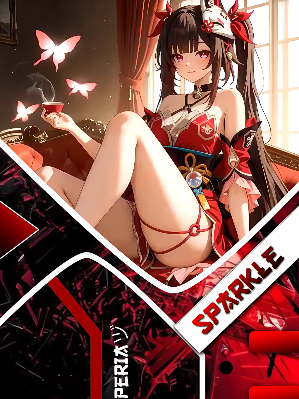 Sparkle Honkai star raill ✨♥️   Save wallpaper in my bio 🔗  #sparklehonkaistarrail #honakistarrail #aestheticwallpaper #Anime #livewallpaper 