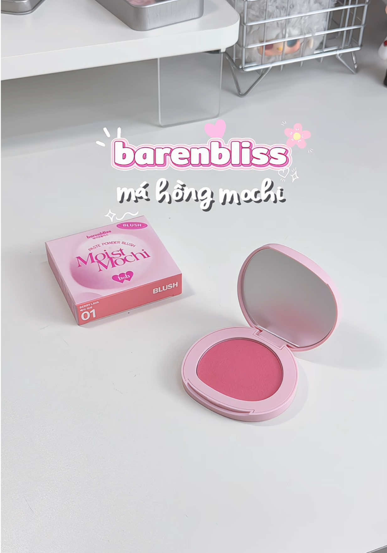 má hồng dạng kem hoá phấn xinh lắm ý #barenbliss #mahong #mahongmochi #blush #mahongbarenbliss 