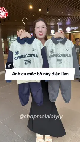 Anh cu diện bố này thì bảnh lắm chứ bộ