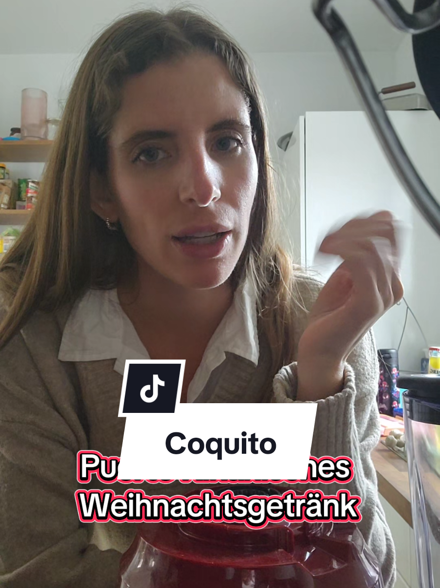Coquito  Zutaten: 1 Dose Kokosmilch(cremig) 1 Dose süsse Kondensmilch  1 TL Vanilleextrakt  1 TL Zimt  Muskatnuss nach Belieben 120ml Rum #coquito #weihnachten #weihnachtsgetränk #holidaydrink #puertorican 