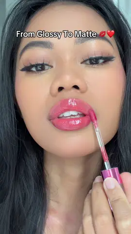Such a magic glossy to matte 😍😍😍 #foryoupage #fyp #makeup 