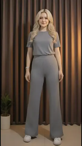 celana kulot Rib knit pinggang full karet  #celanakulot #celanawanita #kulotrib #celanakulotmurah #fyppppppppppppppppppppppp 