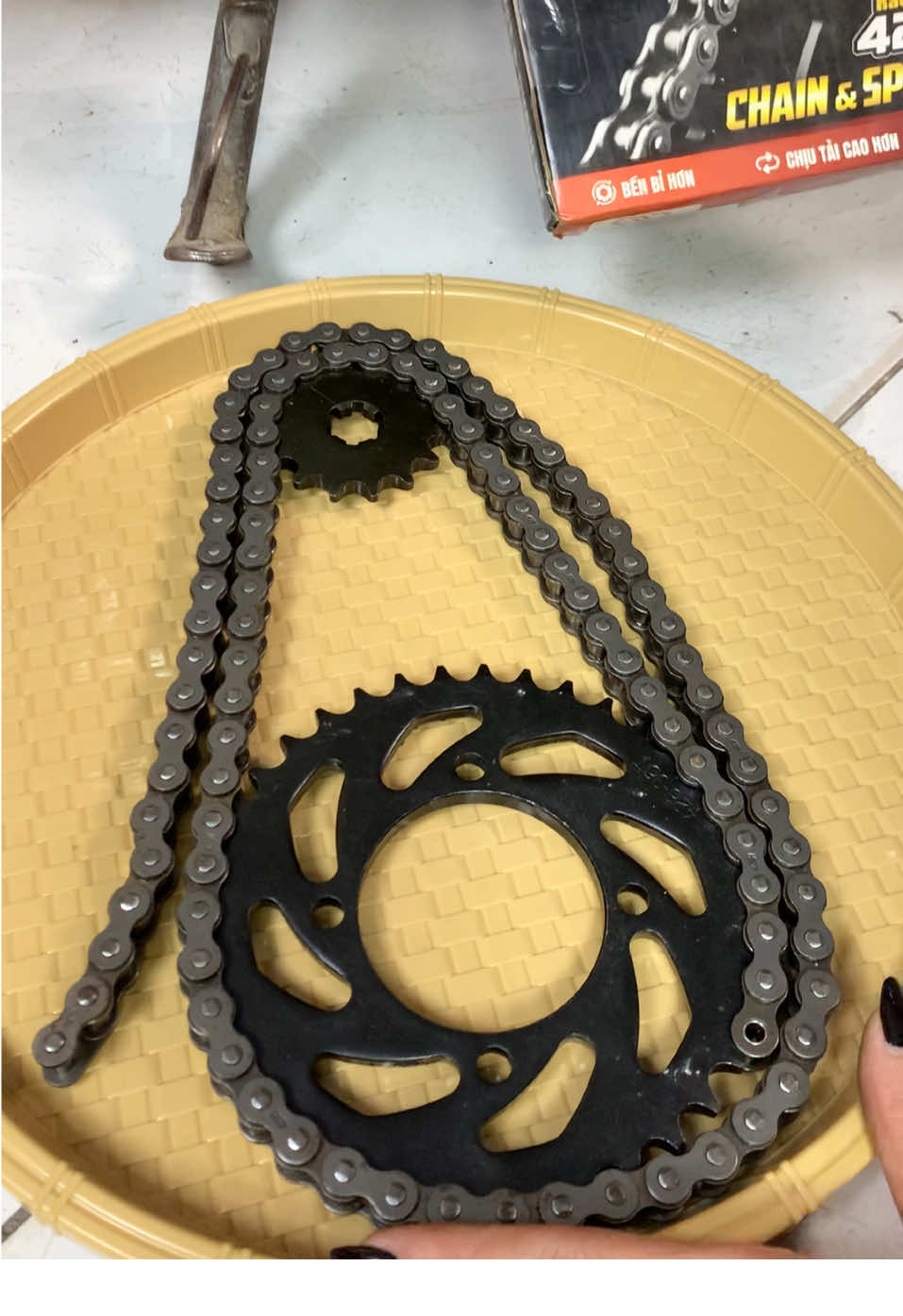 bộ nhông sên dĩa kiruma #nhongsendia #phutungxemay 