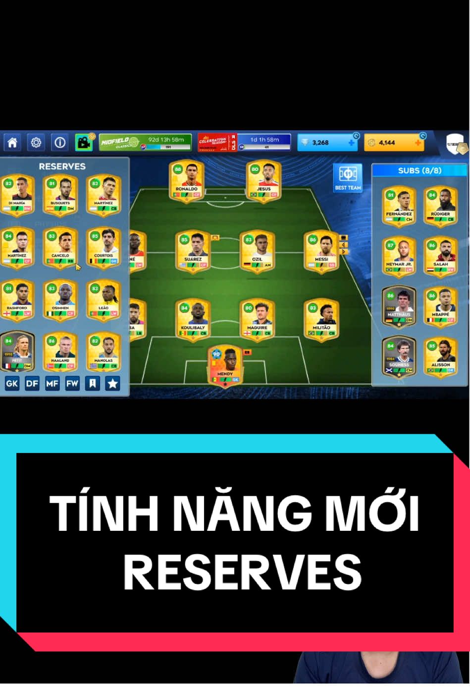 Trả lời @Bùi Minh Chính tính năng mới Reserves #dls26 #cayvangdls 
