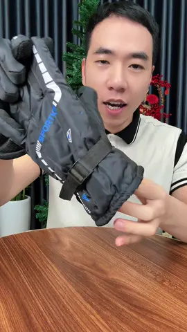 Găng tay Phao lót lông Nam chống gió chống nước