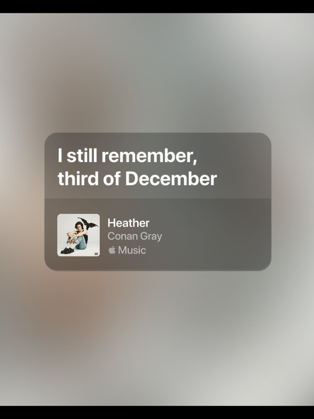 i still remember, 3rd of december #heather #conangray #lyrics #liriklagu #viral 