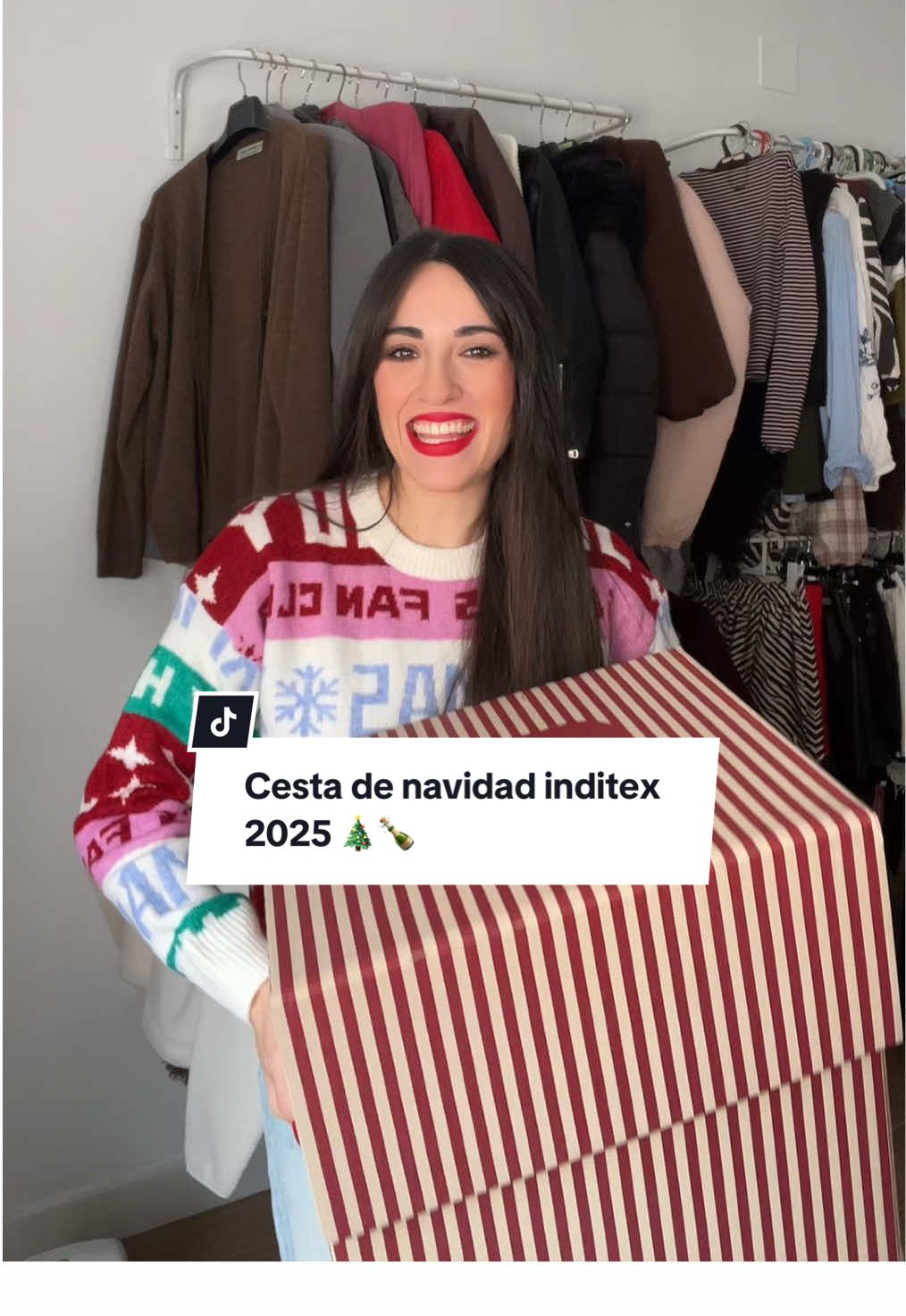 Cesta de Navidad de Inditex 2025 🎄🍾 #stradivarius #inditex #navidad #cestadenavidad #parati @Stradivarius 