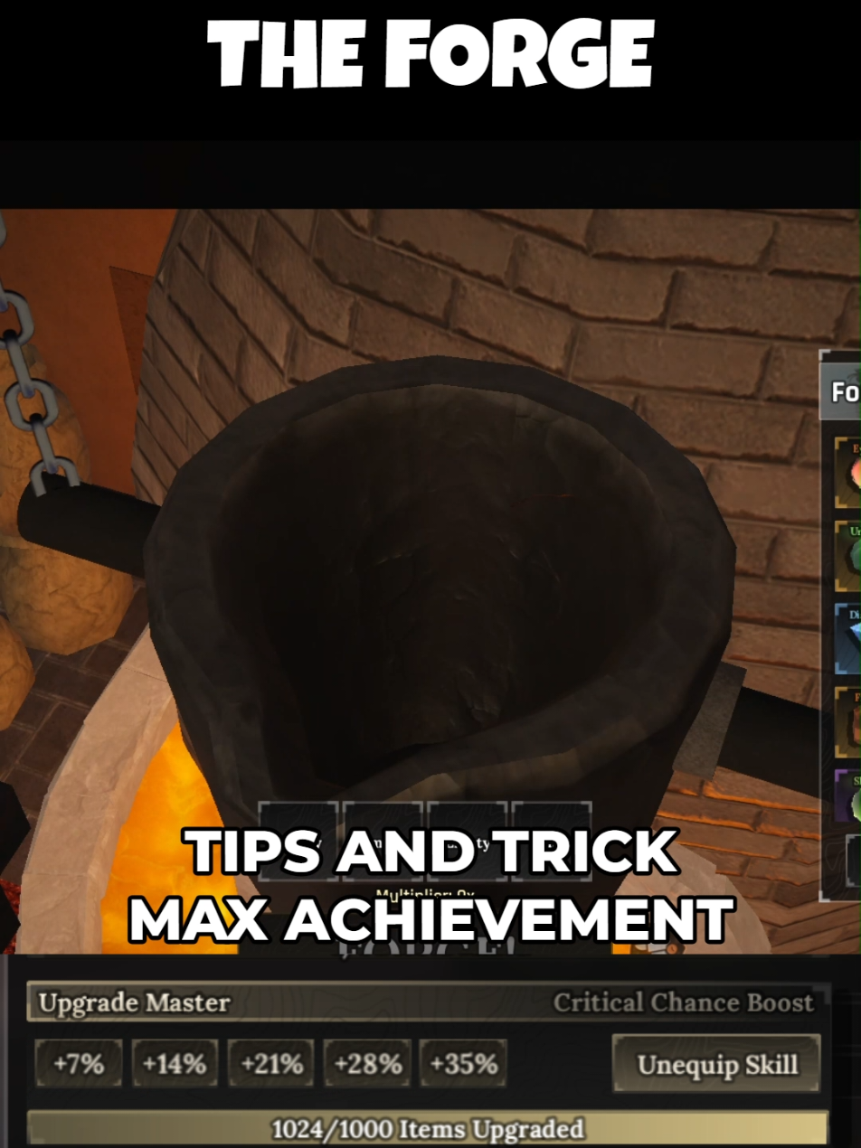 TIPS AND TRICK THE FORGE 😱🔥 #robloxfyp #robloxtheforge #theforge #robloxgames #roblox 