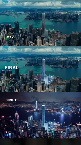 昼と夜を見比べてください @DJI Official  #DJI #Mini5Pro #Drone #hongkong 