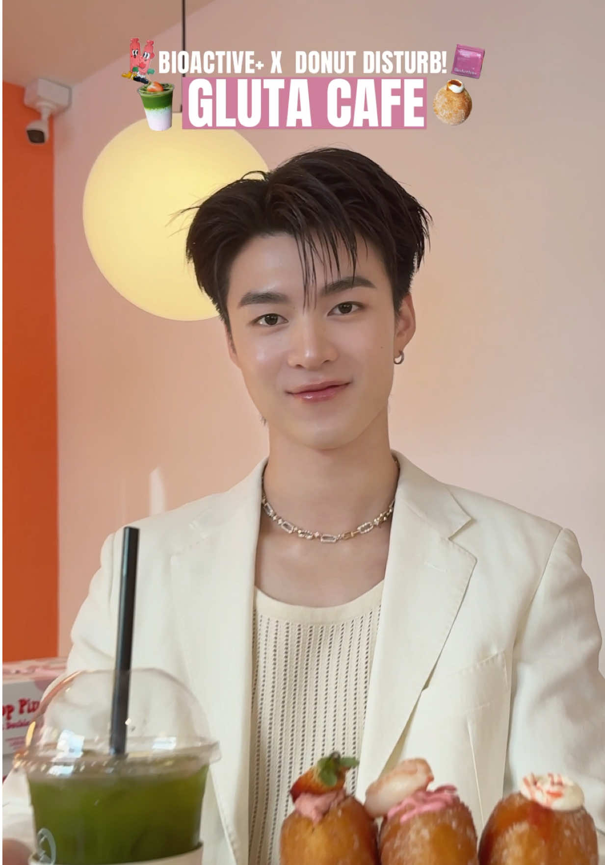 หวานจนใจละลาย อร่อยจนหยุดไม่ได้ Collab เด็ด BioActive+ x Donut Disturb Gluta Cafe เสิร์ฟความ Double Delicious ทั้งอร่อย x2 ผิวสวย x2 🍩✨ @BioActive Brand  @donutdisturb.bangkok  #BioActivexMeenNicha  #BioActiveGlutaCafe #bioactiveth