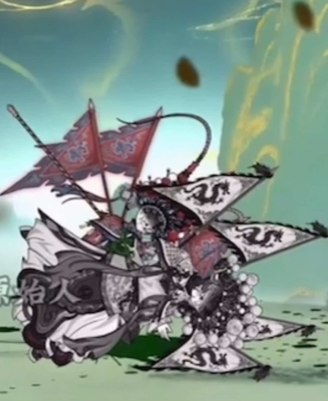 Cái kết của Song Biến Hí Thần tuy đáng trách nhưng tình yêu của họ rất đẹp #奇遇原始人 #huyenvututuong #thienthuongdaide #nguyenthuynhan #xh 