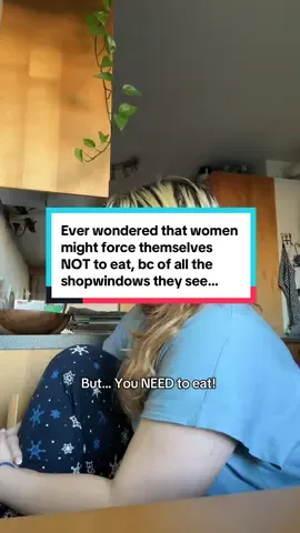 Ever wondered that some Women might force themselves NOT to eat, because of all the shopwindows with SKINNY MANEQUINS they see/pass by…Cr.: @khi wilkins  #pyjamaday #covergirlseatnothing #shopwindow #manequin #AnniMentalhealthgang 