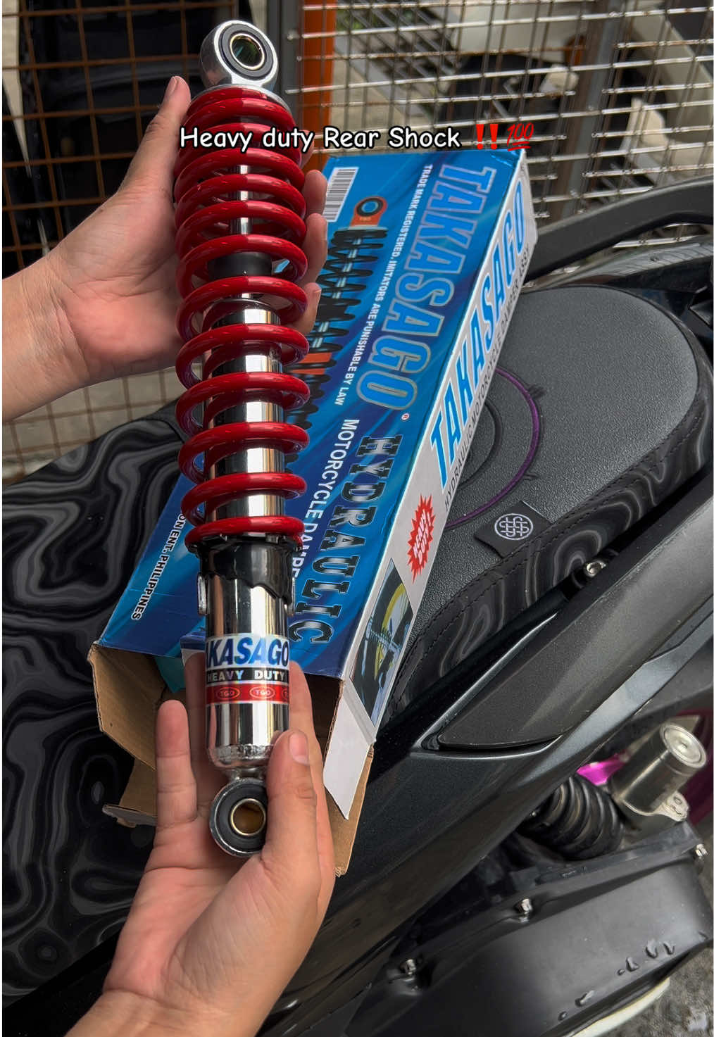 Takasago Heavy duty Rear Shock #takasago #rearshock #takasagorearshock #shocksuspension #motorcycleshock 