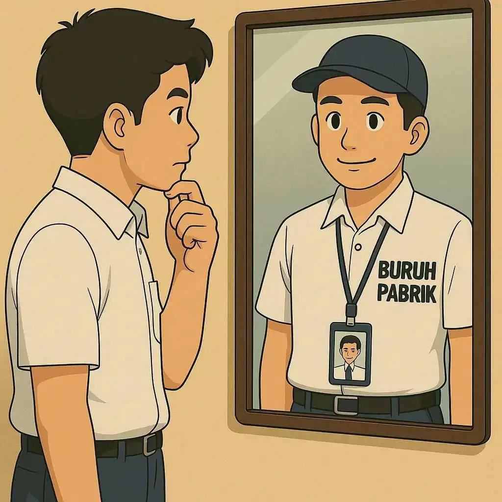 sing penting ojo lali bersyukur🙂 #buruhpabrik#kulipabrik 