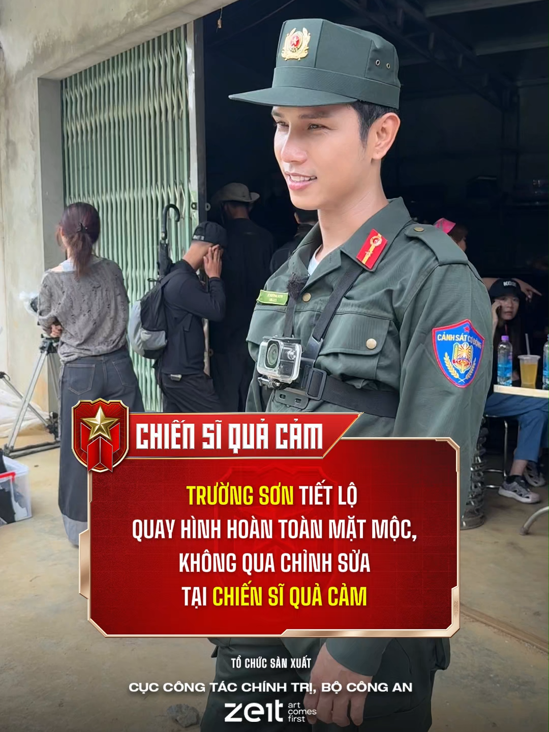 Tham gia show là mặt mộc thôi chứ có makeup gì đâu các đồng chí ơi #ChienSiQuaCam #BoCongan #Zeit #TikTokGiaiTri #hanhtrinhquacam #nekole
