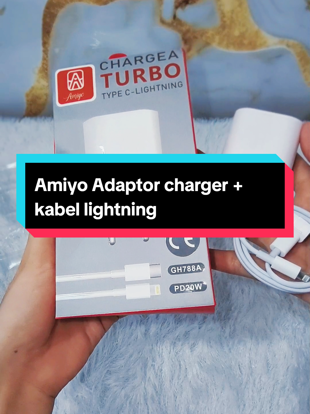 adaptor charger + kabel type C to lightning #casiphone #adaptorchargeriphone #chargeriphone #iphone #kabellightning 