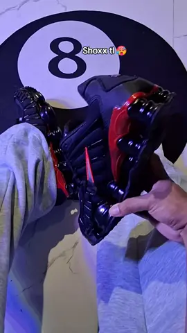 Talagang On 🔥 shoxtl blackred! #shoxtl #reflective #trending #shoes #fyp 