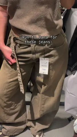 Oversize barrel jeans 🫶🏼 #zara #baggyjeans #outfitinspo 