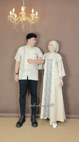 Sukakk sekali sama set sarimbit iniii!😍😍 #fyp #dress #dresslebaran #dresslebaran2026 #couplelebaran 