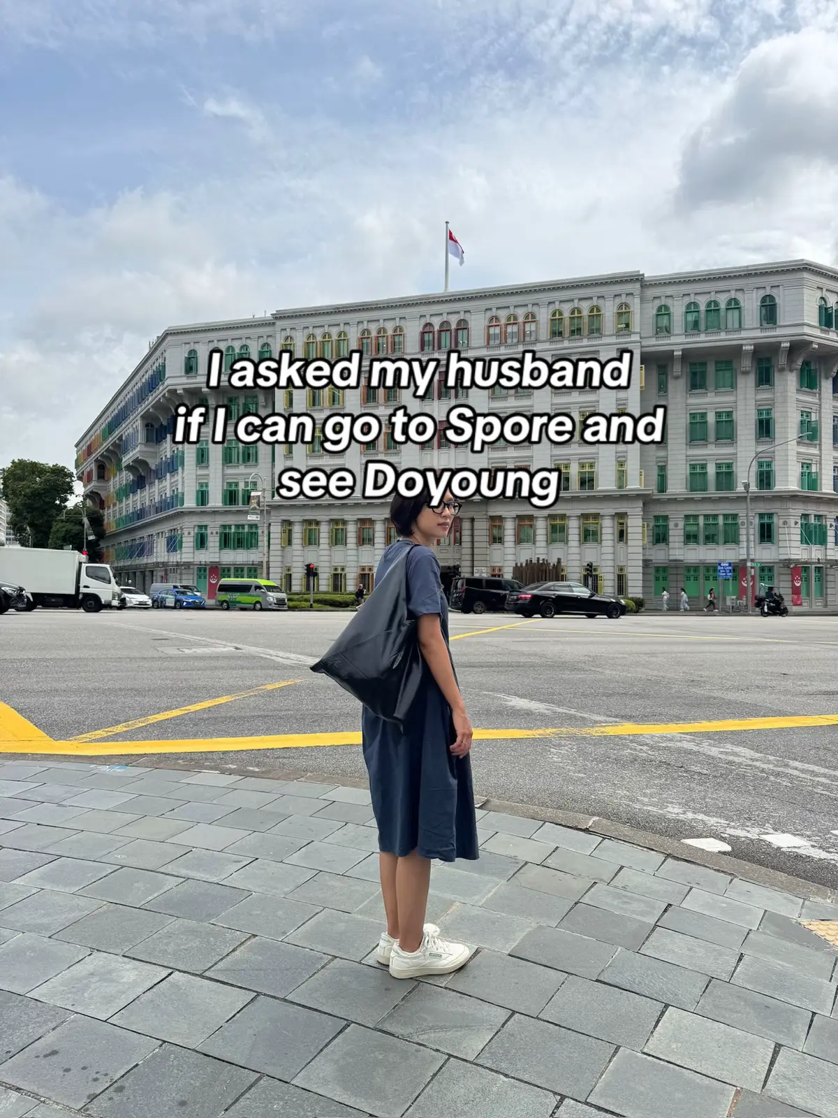 Oh I love my supportive husbu 😘 (dan pak bosnya 😎)  #doyoung #doorsconcert #nct #fangirling 