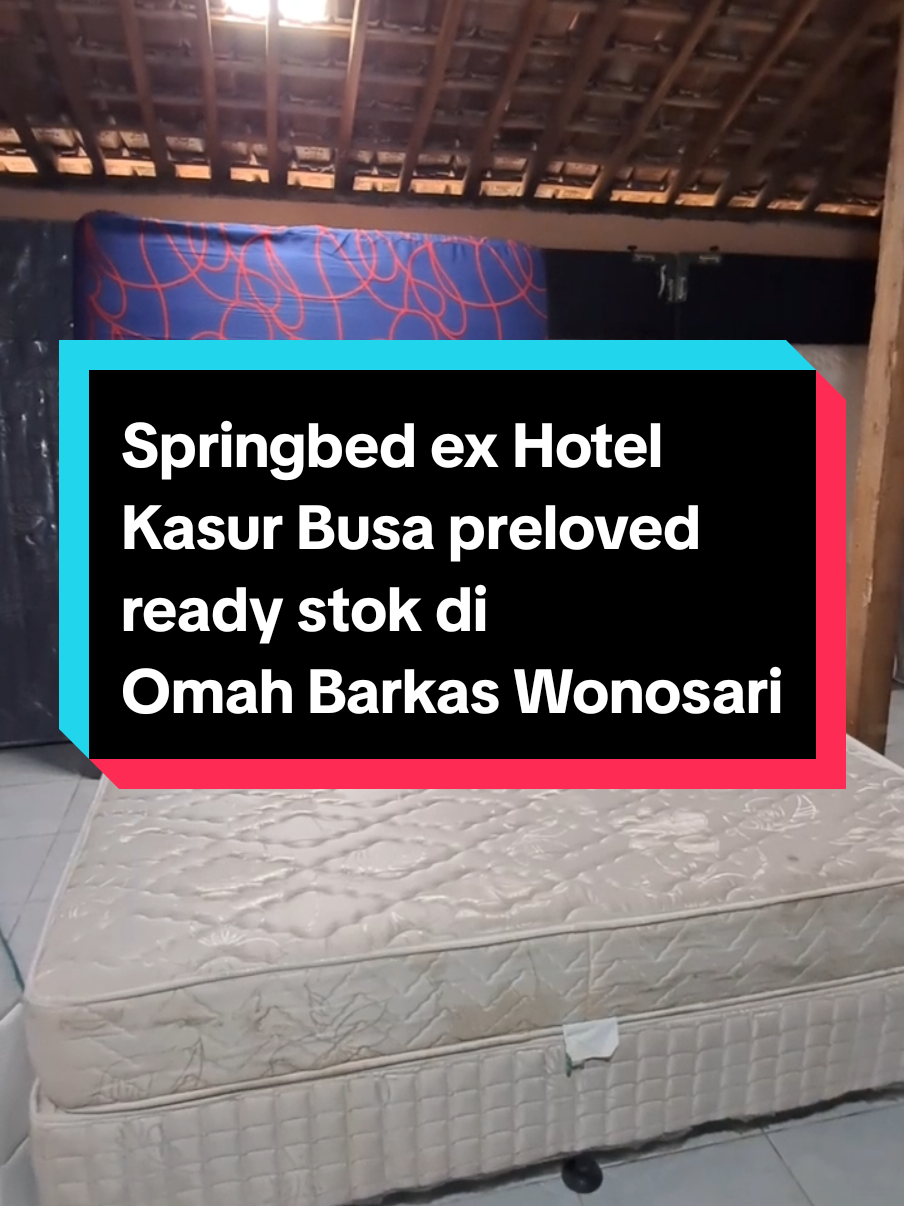 mohon maaf gudang full, ngga ada space untuk spill satu², info detail bisa dm, nanti ada wawa admin khusus springbed/busa second #omahbarkaswonosari #barkaswonosari #wonosari #gunungkidul #springbedbekas 