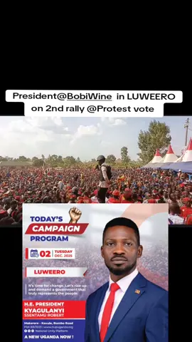 # President in LUWEERO on 2nd rally #protestvote2026💪 #peoplepowerourpower🇺🇬🇺🇬🇺🇬🇺🇬🇺🇬 #fyyyyyppppppppppppppp 