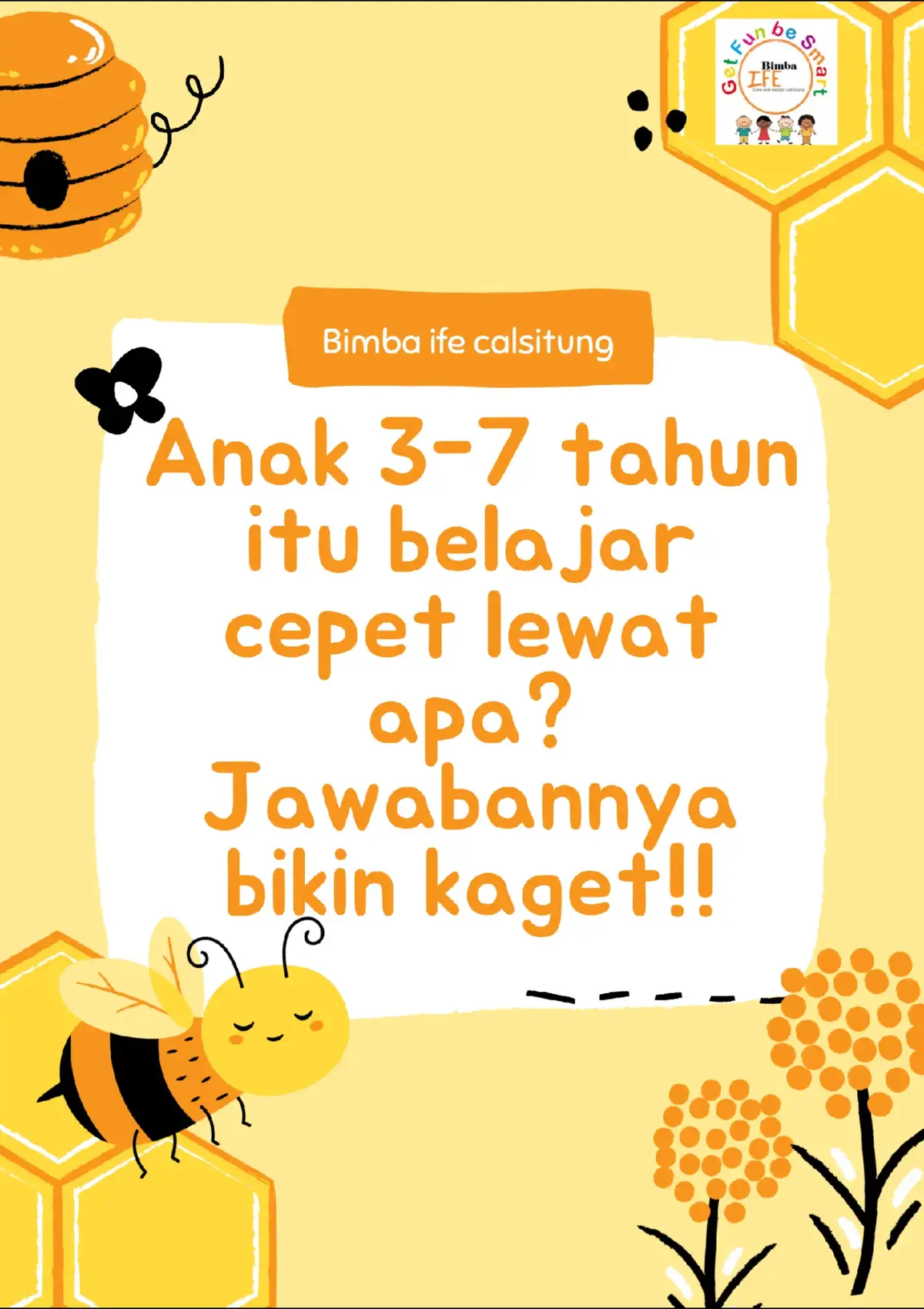jawabannya bikin kaget#montessori #bimbaifekarawang #bimbaifecalsitung 