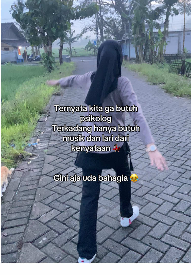 Olah raga untuk menjaga kewarasan jiwa raga😀 #jogging #jalankaki 