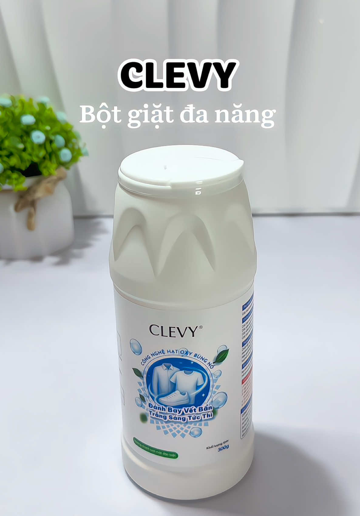 Nhà ai cũng nên có 1 em, xử lý vết dơ nhanh , dùng tiện lắm nè #clevy#taydanang#taytrangclevy#botgiatdanang##botgiatdalangclevy 