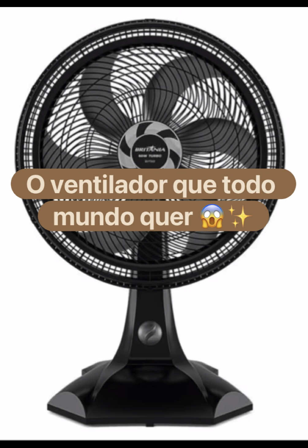 Comente “quero” que te envio o link. 🔗 PREÇO DE BLACK 😱 Ventilador 2 em 1 Britânia Tecnologia Maxx Force 60W BVT301 ##ventilador##britania##casa##shopee##viralshopee
