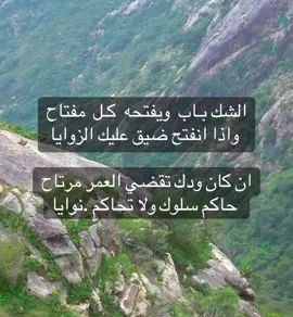 الشك باب ويفتحه كل مفتاح  واذا انفتح ضيق عليك الزوايا #اكسبلور_تيك_توك #قصيد #foryouu #لايك #شعر 