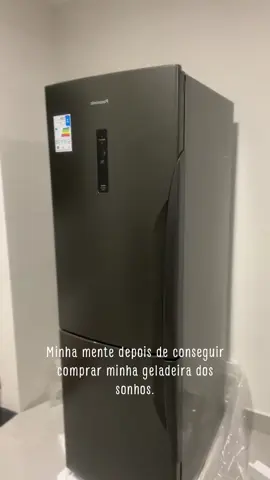 É tanta alegria que não tem espaço para preocupação 😂😂.                                                   #paranonic #geladeira #meme #enxovaldecasanova 