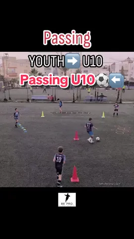 Passing YOUTH u10 ⚽️📈 #football #coaching #coach #training #fyp 