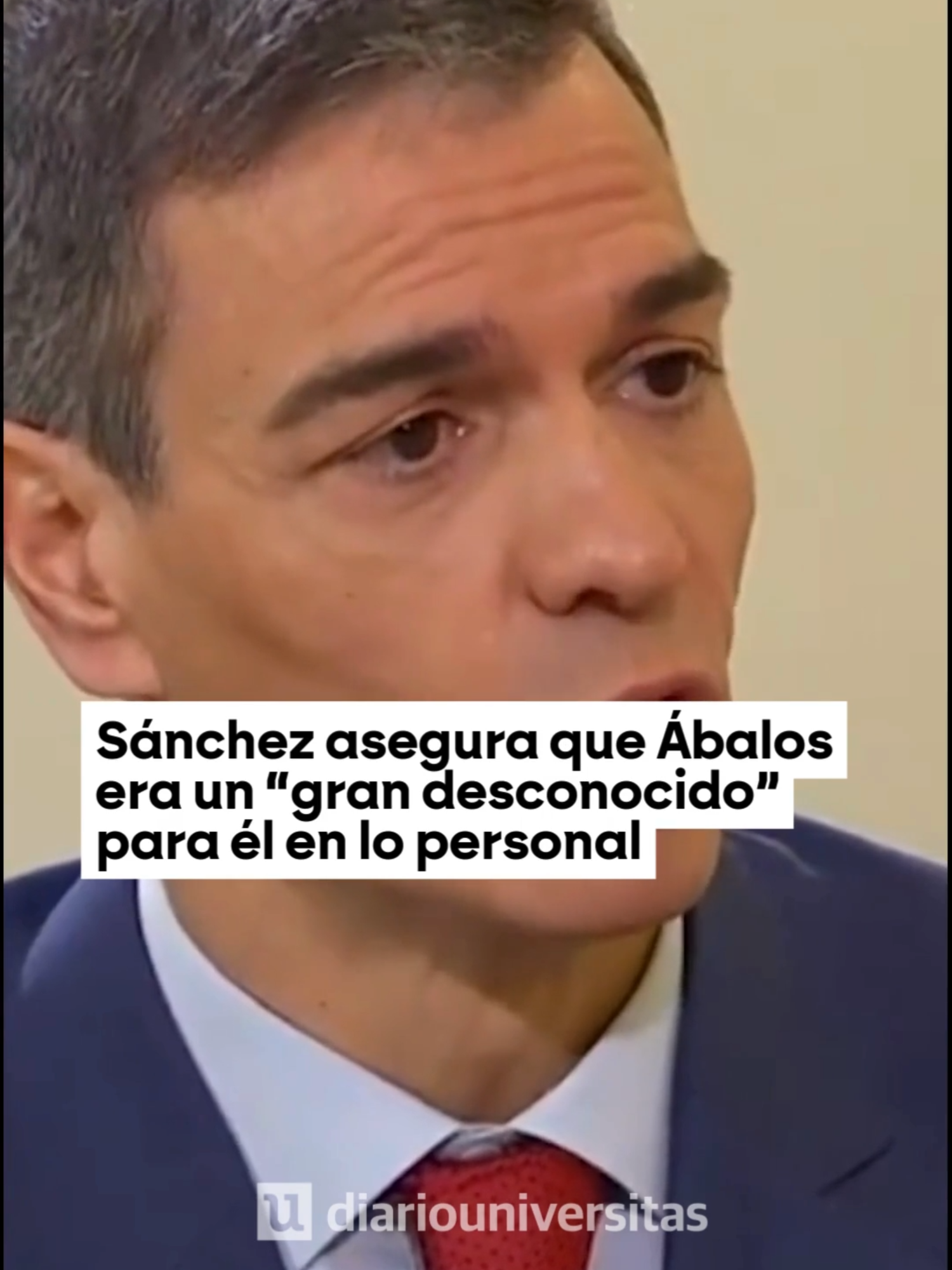 🗣 Sánchez asegura que Ábalos era un “gran desconocido” para él en lo personal 🎥 @rtvecatalunya