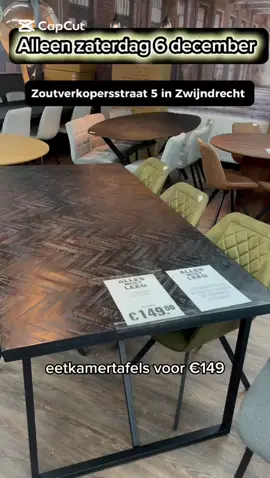 ‼️ALLEEN zaterdag 6 december van 10:00 tot 16:00 uur‼️ Mega uitverkoop van restpartijen van leveranciers die failliet zijn gegaan of gestopt zijn. DAAROM MEGA KORTINGEN TOT WEL 90%‼️ Wat kun je verwachten? 🪑Kwaliteitsmeubelen tegen de laagste prijzen! 💥Laatste modellen van faillissementen  🛏️Een unieke selectie. Op=op! Alles moet weg! SLECHTS 1 DAG VERKOOP‼️Kom als eerste en profiteer van hoge kortingen op unieke stukken die je nergens anders vindt.u Mis deze exclusieve kans niet. 📍Zoutverkopersstraat 5 in Zwijndrecht (NL) Zaterdag 8 november van 10.00 tot 16.00 uur! Whatsapp: 0634145842#gratis #leegverkoop #goedkoop #meubelen 