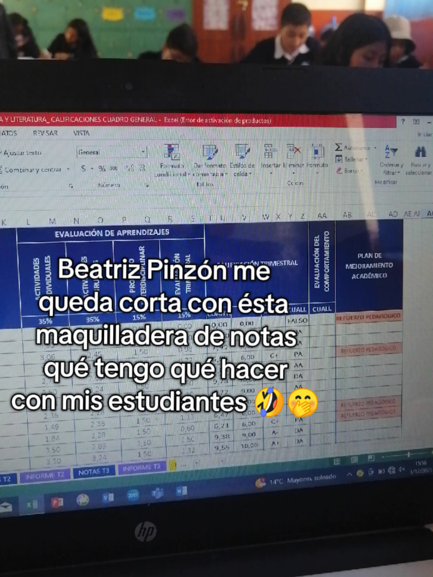 Bromita no más #maestra #docencia #profesora #calificaciones 