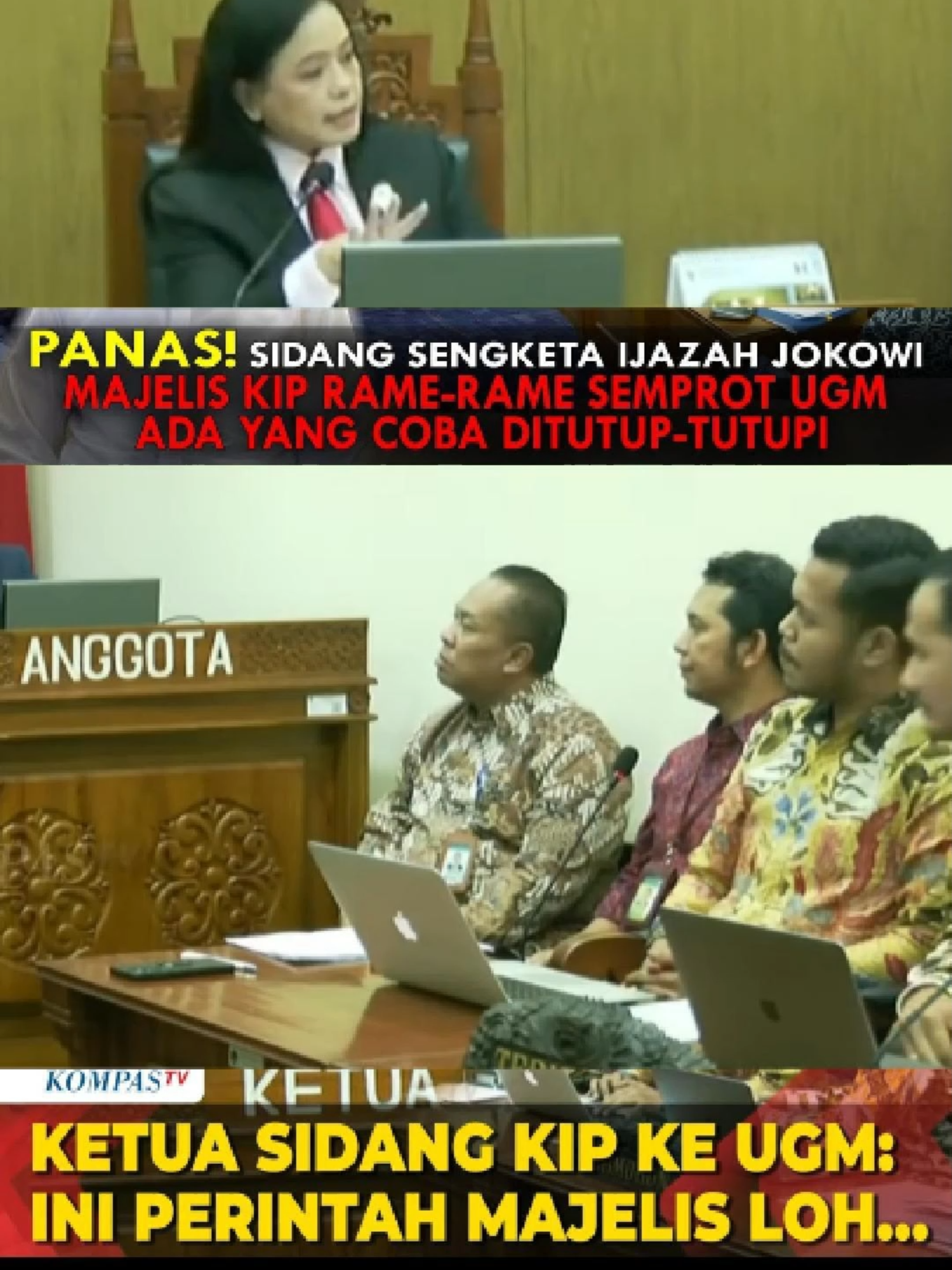 𝐏𝐚𝐧𝐚𝐬! 𝐊𝐞𝐭𝐮𝐚 𝐒𝐢𝐝𝐚𝐧𝐠 𝐊𝐈𝐏 𝐏𝐞𝐫𝐭𝐚𝐧𝐲𝐚𝐤𝐚𝐧 𝐔𝐣𝐢 𝐊𝐨𝐧𝐬𝐞𝐤𝐮𝐞𝐧𝐬𝐢 𝐔𝐆𝐌 𝐓𝐞𝐫𝐤𝐚𝐢𝐭 𝐒𝐞𝐧𝐠𝐤𝐞𝐭𝐚 𝐈𝐧𝐟𝐨𝐫𝐦𝐚𝐬𝐢 𝐈𝐣𝐚𝐳𝐚𝐡 𝐉𝐨𝐤𝐨𝐰𝐢 #IjazahJokowi #SidangKIP #UGM