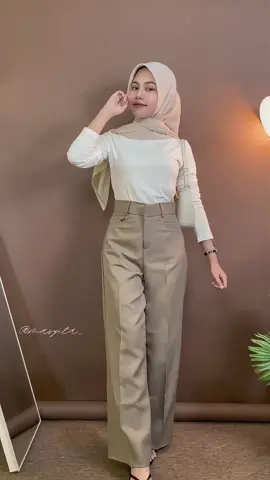 Celana semiwool buat formal atau casual bisa banget🫶🏻🍒 #celanakerja #celanaformal #celanakain #celanawanitamurah #celanapanjang 