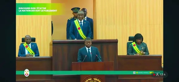 DISCOURS SUR L’ÉTAT DE LA NATION DEVANT LE PARLEMENT #viemerepublique #TOGO #politique #togo🇹🇬 #fyipシツ 
