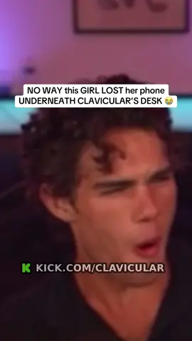 NO WAY this GIRL LOST her phone UNDERNEATH CLAVICULAR’S DESK 😭 #clavicular #kickstreaming 