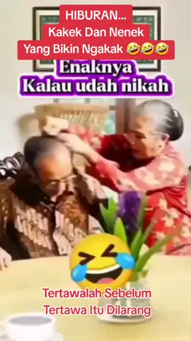 Kakek nenek ini slalu bikin Q ngakak. smoga kita bahagia dan menua bersama pasangan kita hingga kakek2 dan nenek2...🤲🤲🤲🥰🥰🥰
