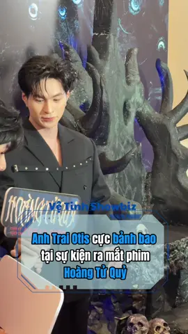 Anh Trai Otis cực bảnh bao tại sự kiện ra mắt phim Hoàng Tử Quỷ #vetinhshowbiz #otis #hoangtuquy #tiktokgiaitri 