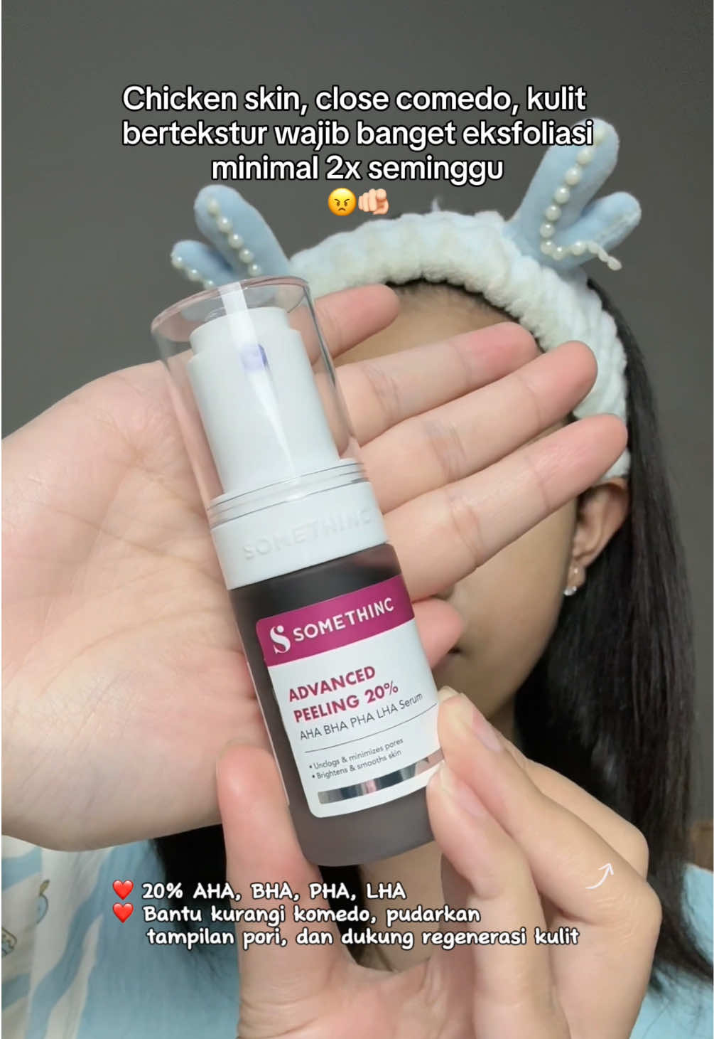 Jangan males eksfoliasi biar skincare yg kamu pake ngaruh😠❤️ #eksfoliasi #selkulitmati #peelingserum #somethinc 