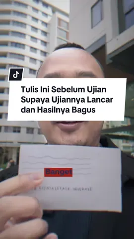 Udah banyak yang cobain dan akhirnya ujiannya lulus dan urusan lainnya jadi lancar #adamlowa #eksperimenadamlowa 