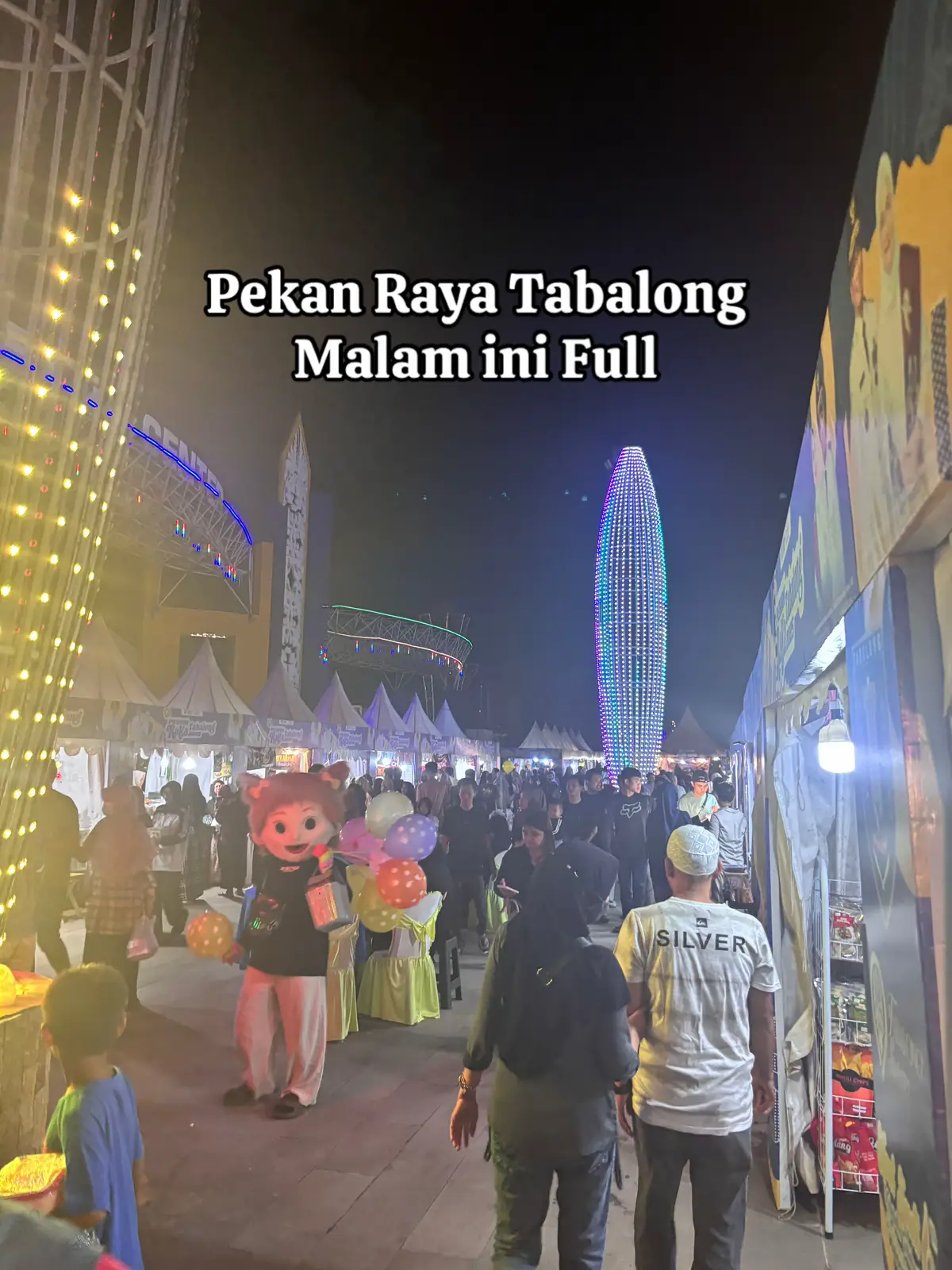 Luar biasa rame, padahal gak ada artis hari ini. #tabalong #ExpoTabalong2025 #pekanrayatabalong2025 
