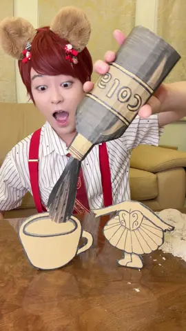 BREATHE LIFE INTO A CARDBOARD TEACUP！#asmr 