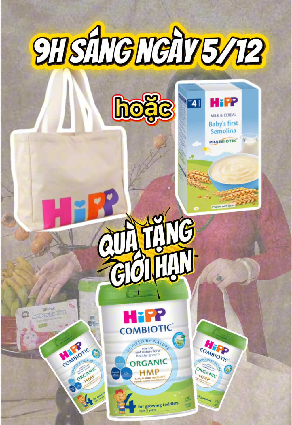 Ấn ngay đăng ký sự kiện live để nhận deal hời trước khi hãng tăng giá nhé các bác ơi #michibabyofficial #hipp 