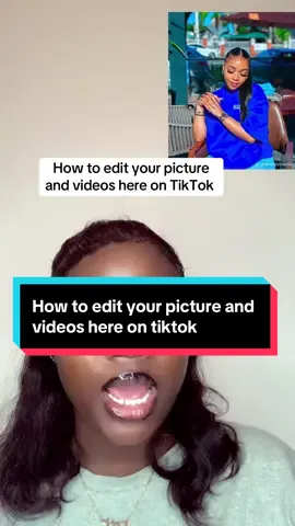 How to edit your picture and videos here on TikTok #newontiktok #creatortips #light4198 